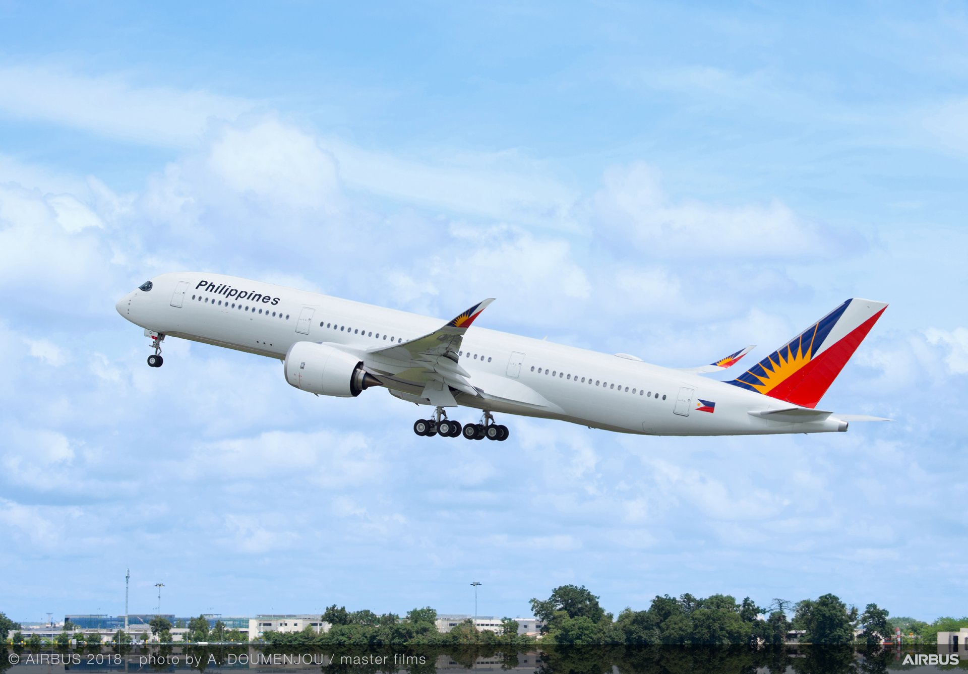 מטוס A350 של חברת Philippines Airlines