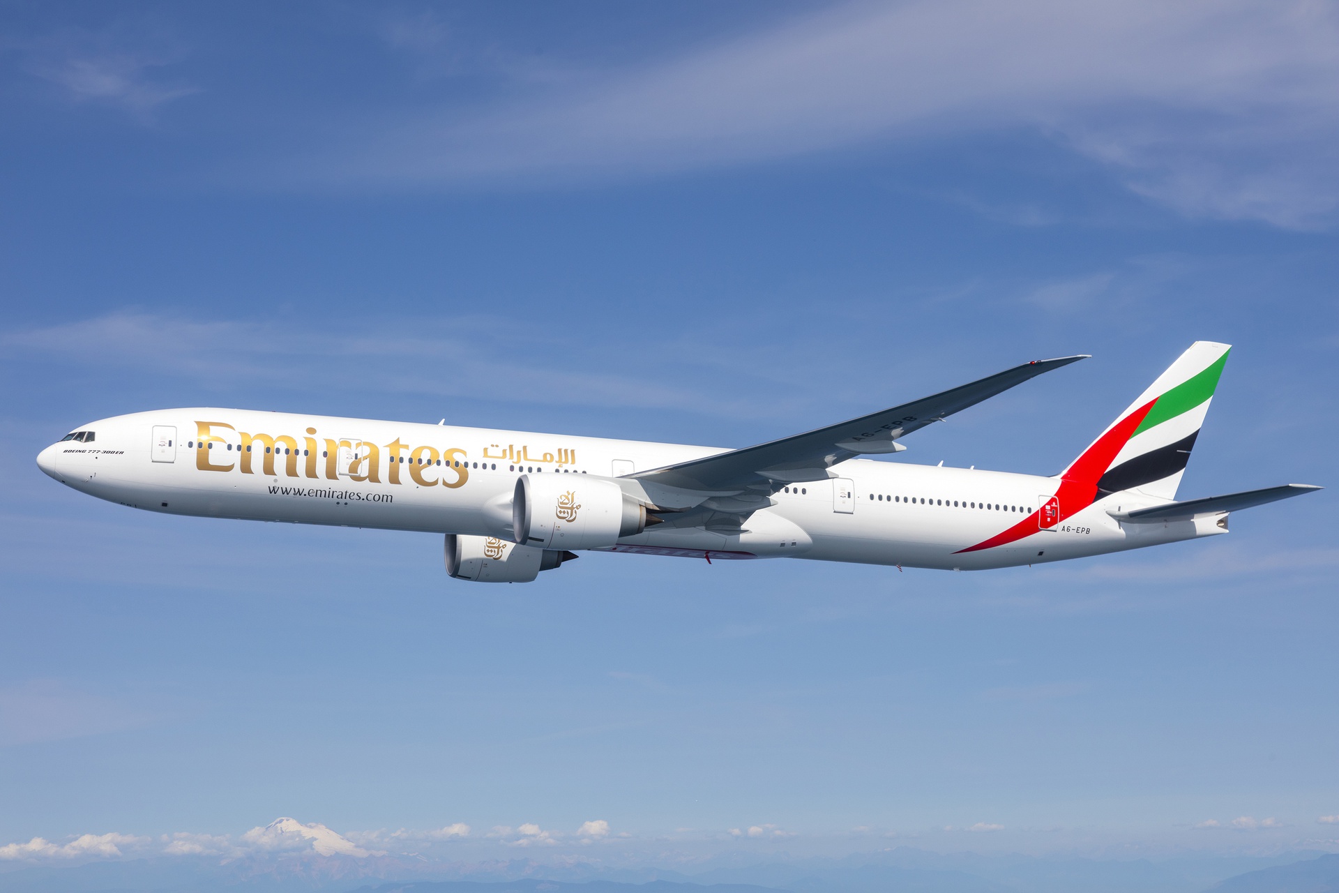 מטוס 777-300ER של חברת Emirates