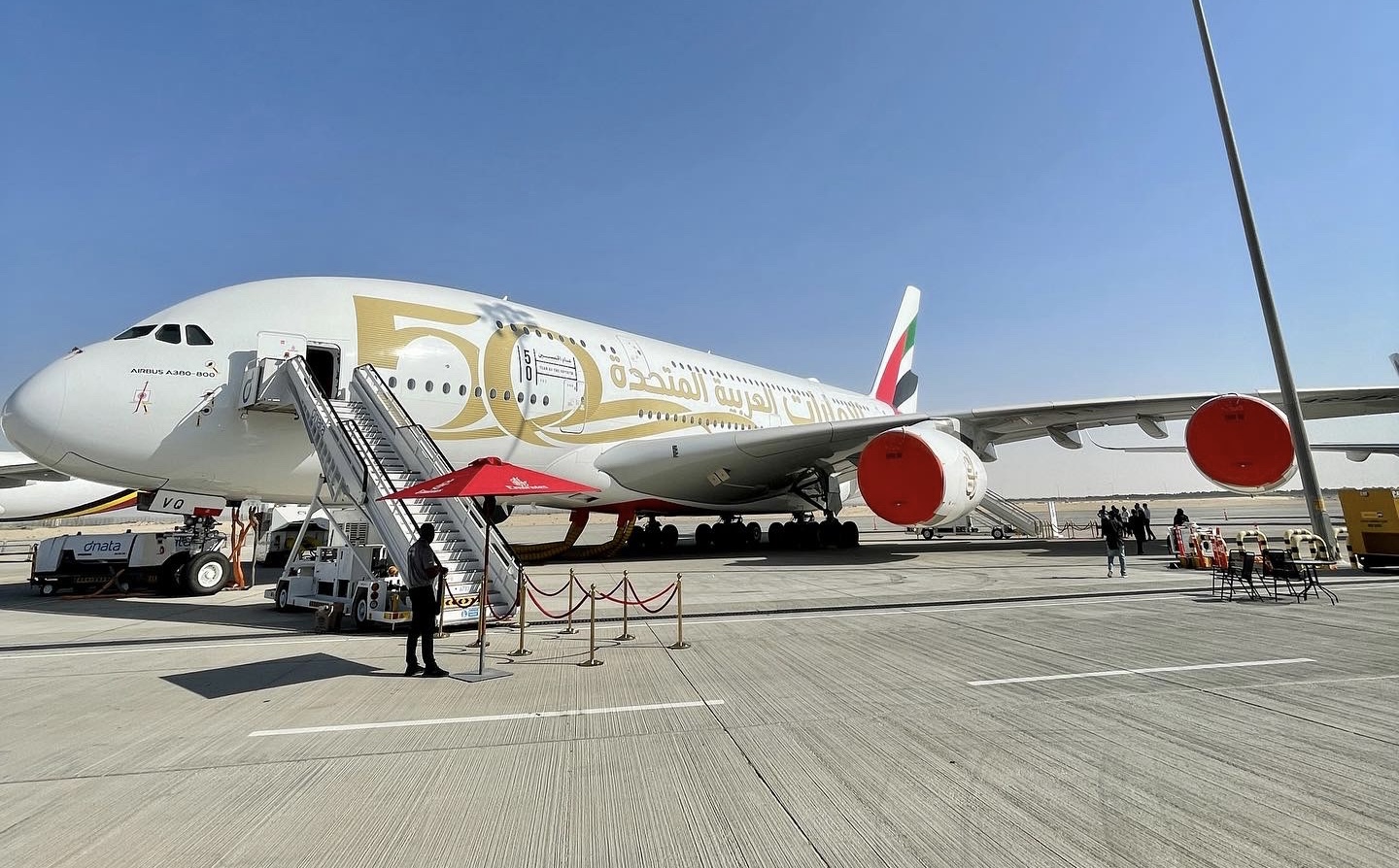 מטוס A380 של חברת אמירייטס שתתחיל לפעול מישראל בחודש דצמבר