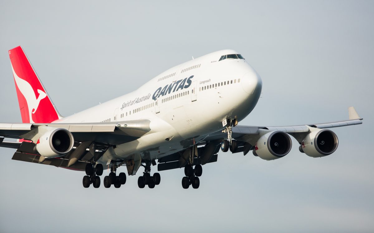 מטוס 747 של חברת Qantas