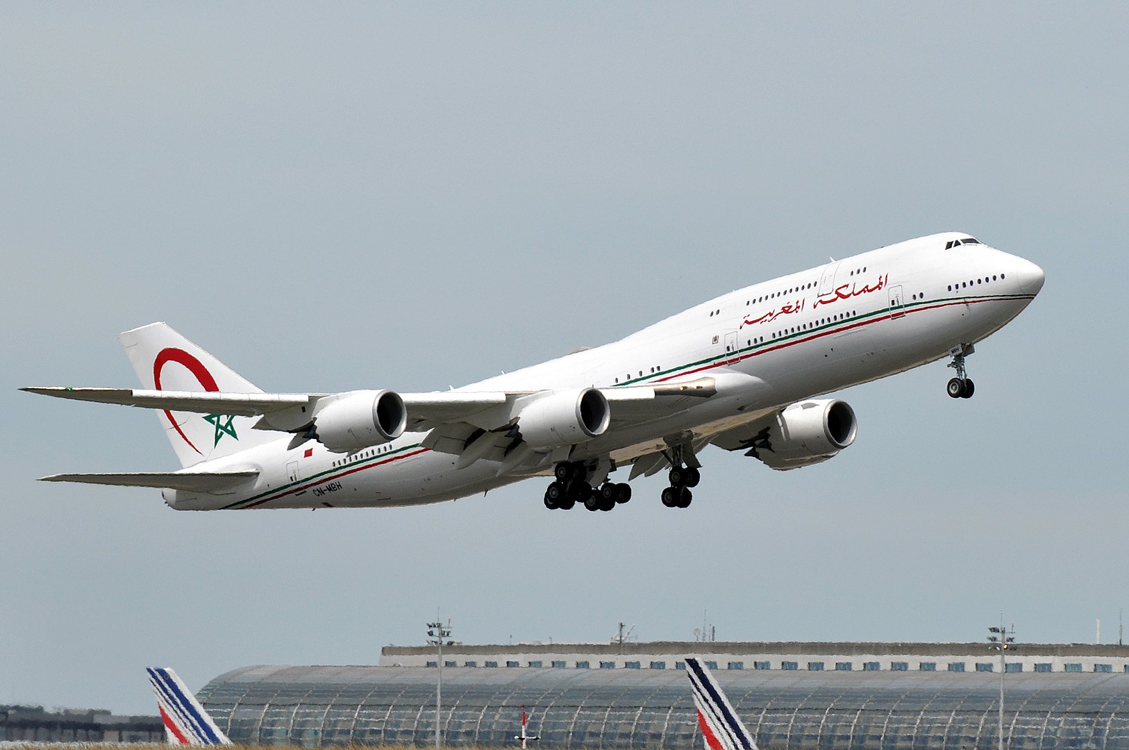 ממשלת מרוקו משתמשת בשני מטוסי 747 מדגמי 747-400 ו-747-8