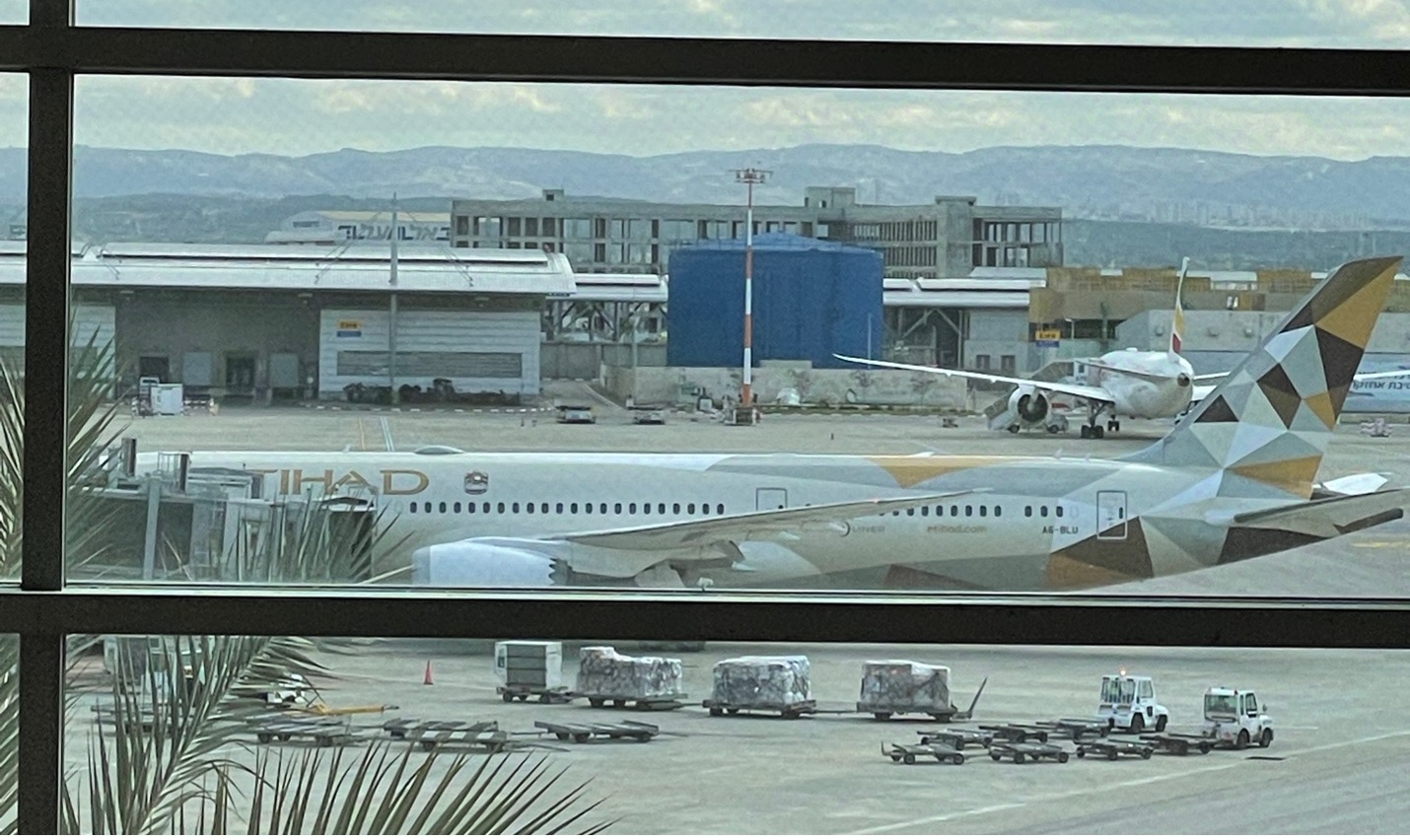 מטוס 787 דרימליינר של אתיחיאד בנתב״ג
