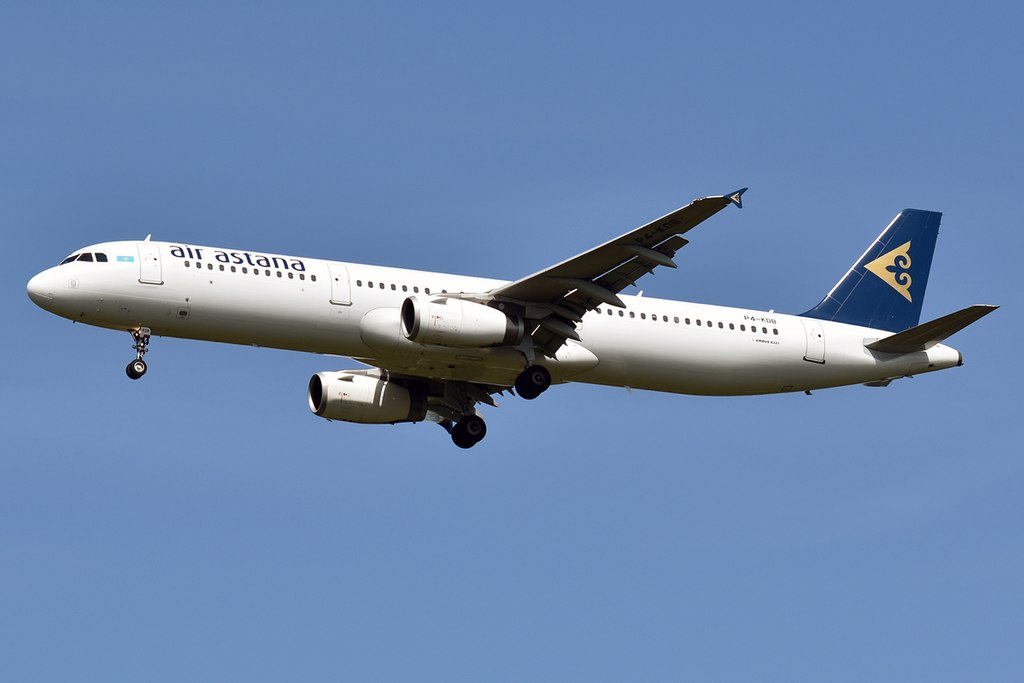 מטוס A320 של חברת אייר אסטנה. תמונה: ויקימדיה