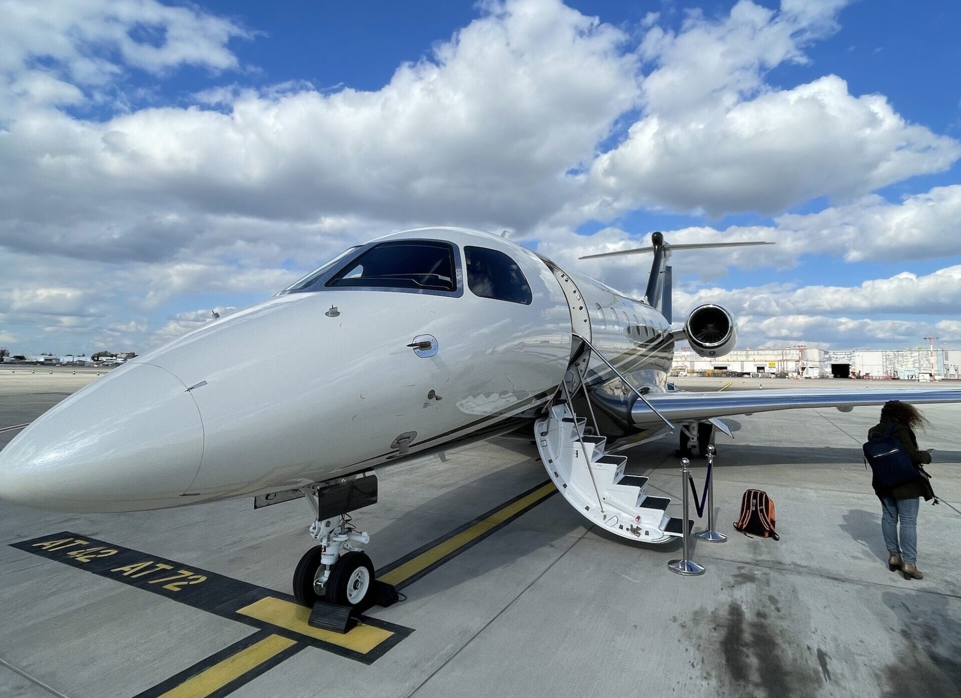 מטוס אמבראר של חברת Flexjet