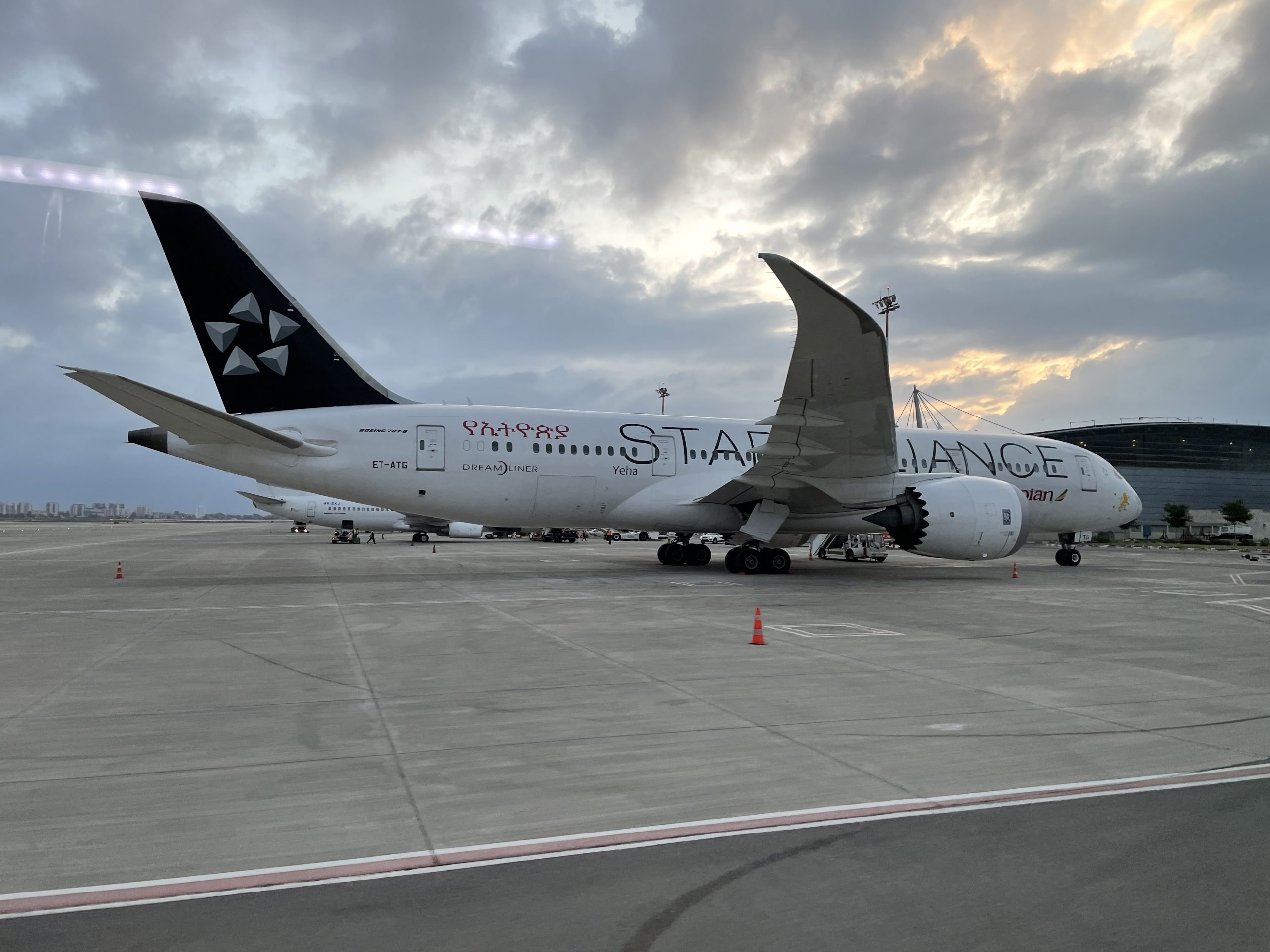 מטוס 787 דרימליינר של אתיופיאן איירליינס בנתב״ג