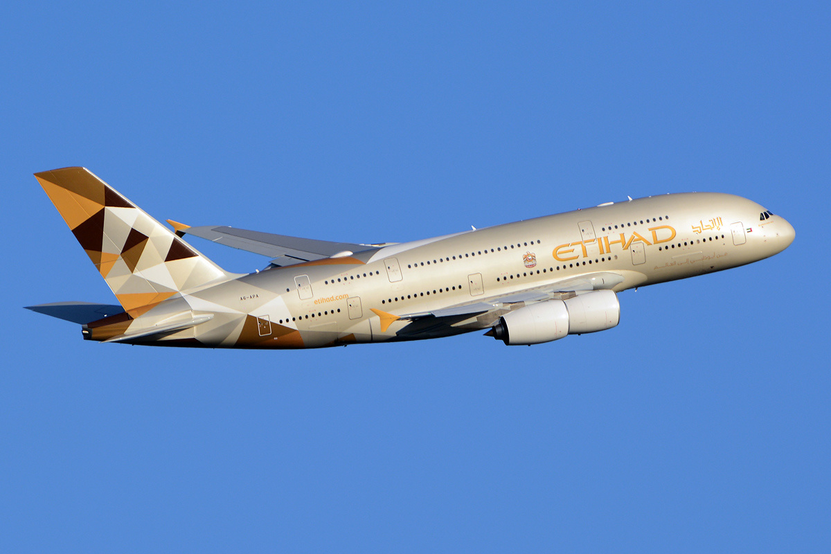 מטוס A380 של חברת אתיחד