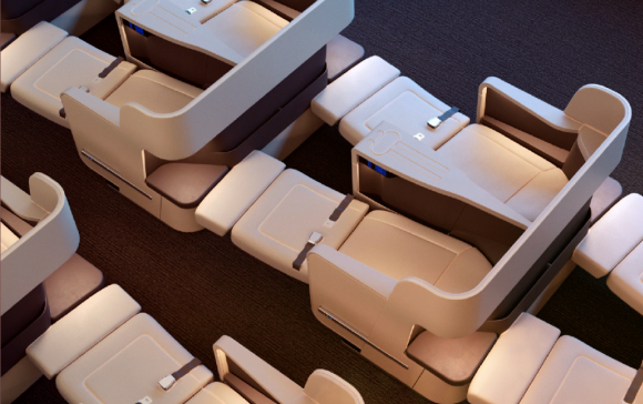 קונספט המושבים הצפוי למטוסי חברת ביונד