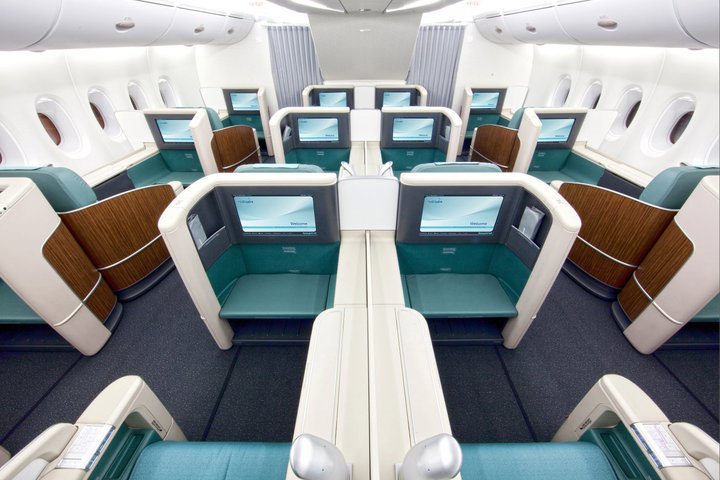 מחלקה ראשונה במטוסי ה-A380 של קוריאן