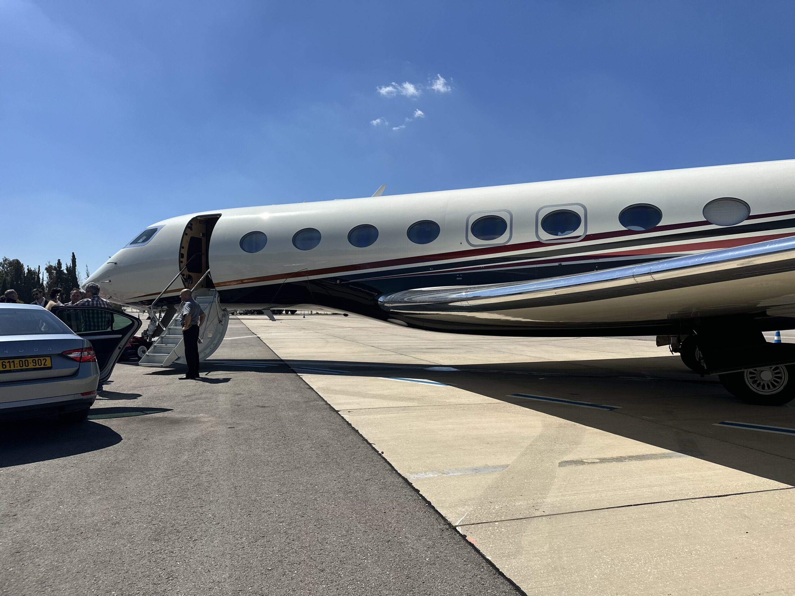 מטוס ה-Gulfstram G650 של חברת Flexjet