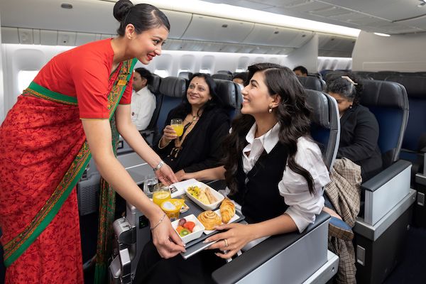 מחלקת תיירים פרימיום של אייר אינדיה. תמונה: אייר אינדיה