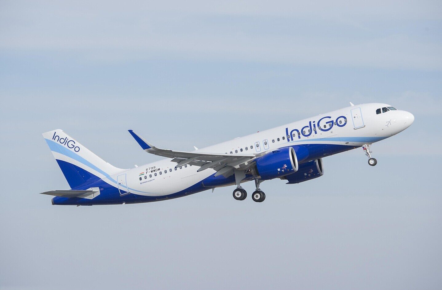 מטוס A320neo של חברת אינדיגו
