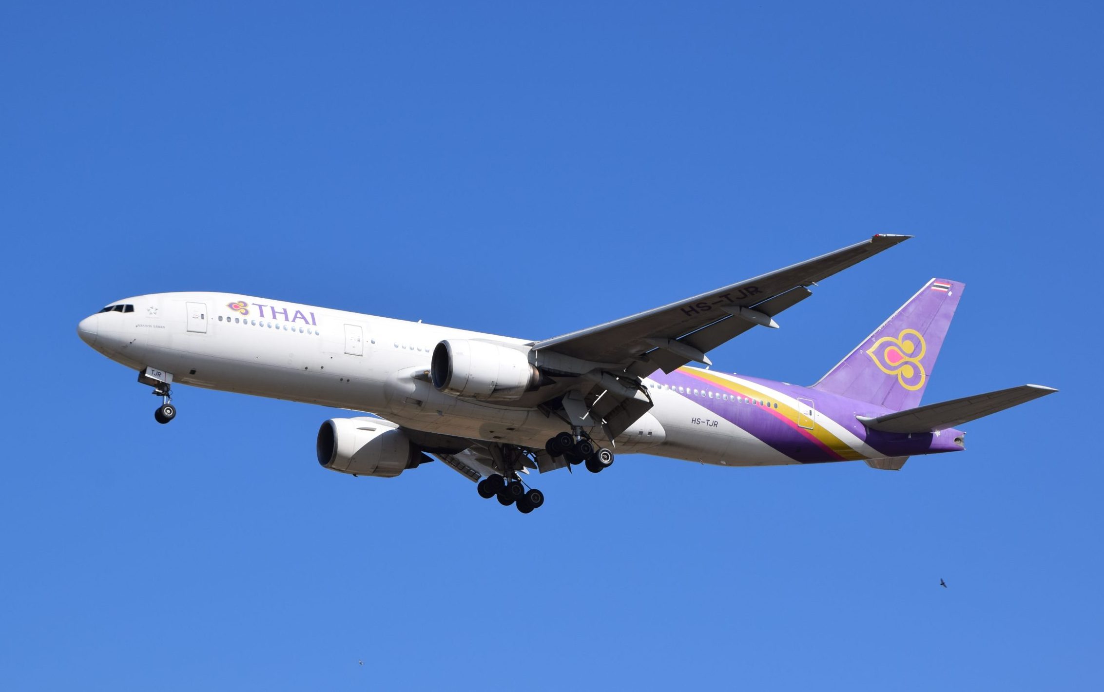 מטוס 777 של חברת תאי איירווייז. תמונה: רועי ורון