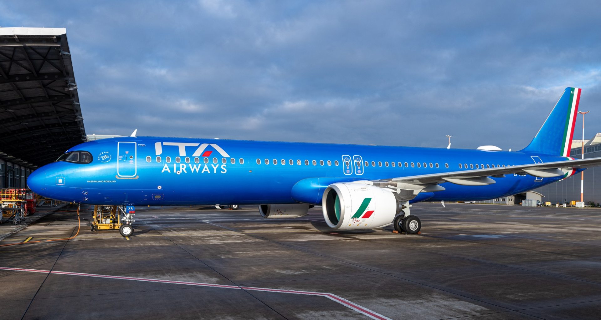 מטוס האיירבוס A321neo הראשון של ITA Airways
